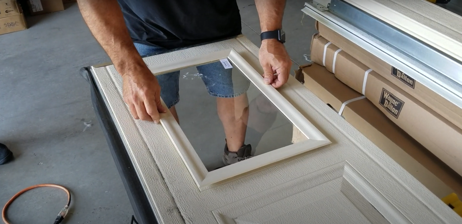 garage door sections