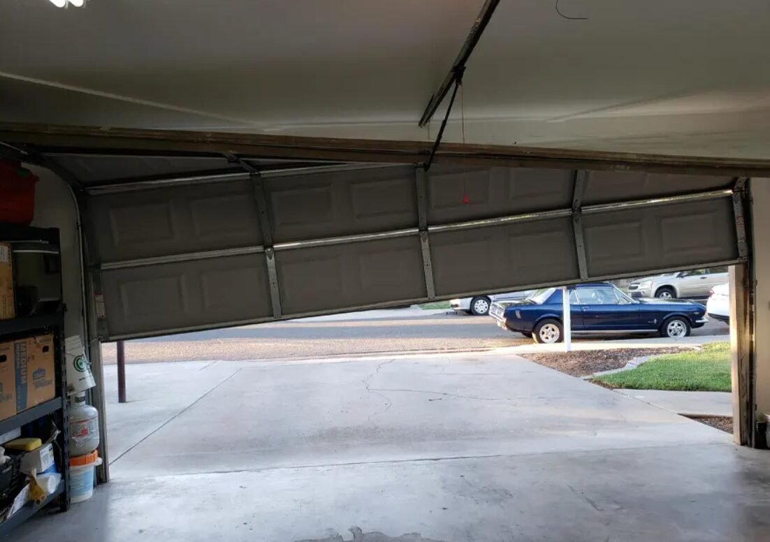Off-Track Door & Cable Realignment Anna Maria Island